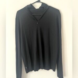 | AKRIS black zip up pullover |